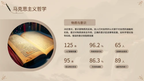 黄色中国风《马克思主义基本原理》思维导图PPT