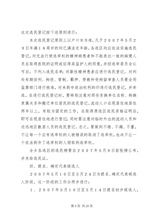 关于县乡两级人大代表换届选举工作的探讨_1.docx