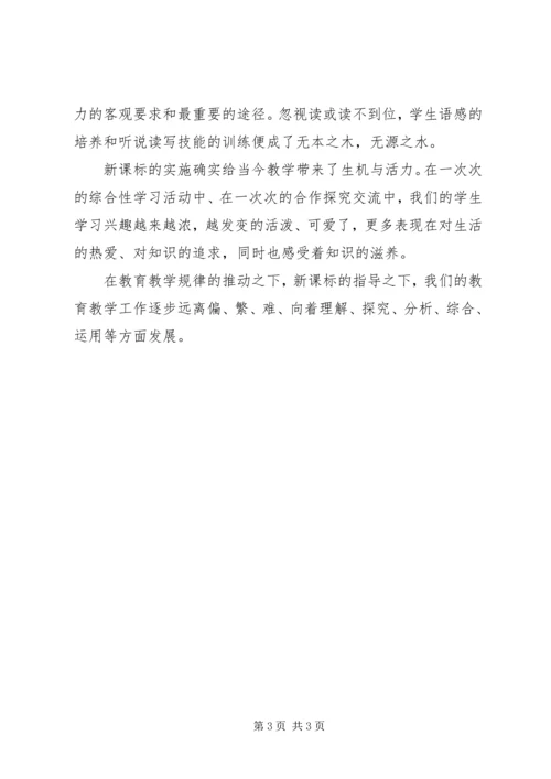 学习《深入理解新课程理念》之心得体会.docx