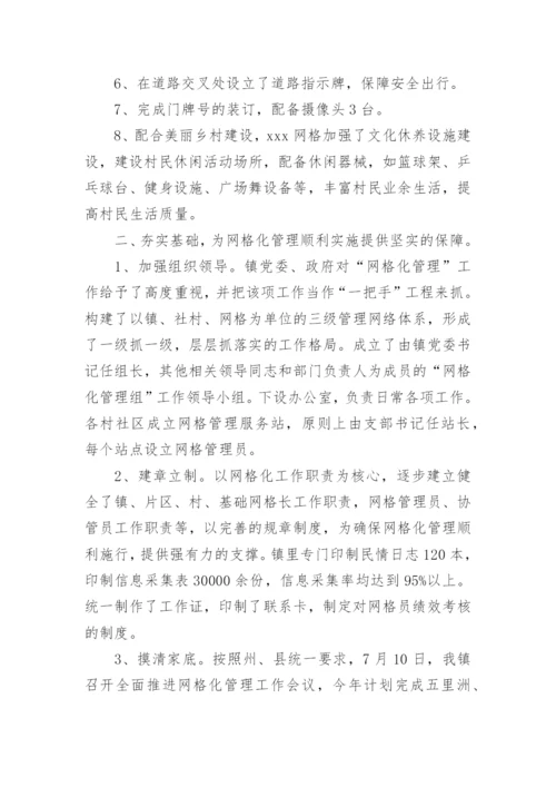 乡镇网格化管理工作情况总结.docx