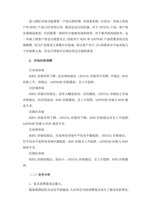 ERP沙盘蓝葛家具公司商业计划书.docx