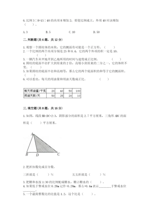 定西地区小升初数学测试卷完整版.docx