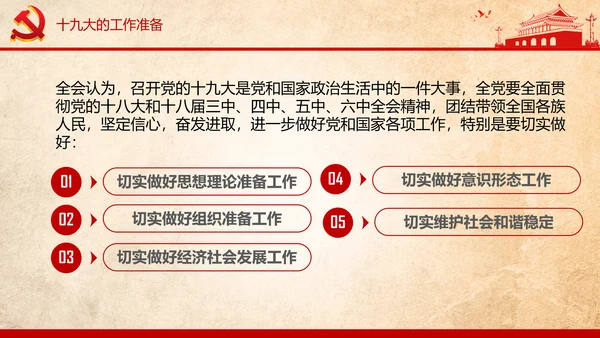 学习贯彻十八届六中全会精神PPT模板解读