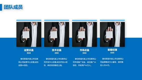 欧美风创业融资商业计划书PPT模板