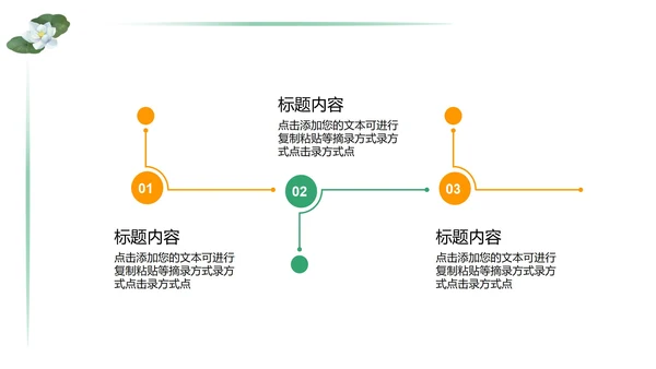 绿色简约中小学生教育日PPT模板