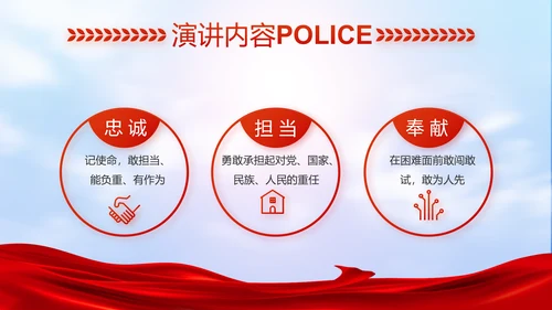 公安心向党护航新征程工作总结PPT