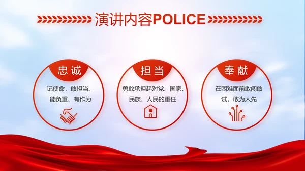 公安心向党护航新征程工作总结PPT