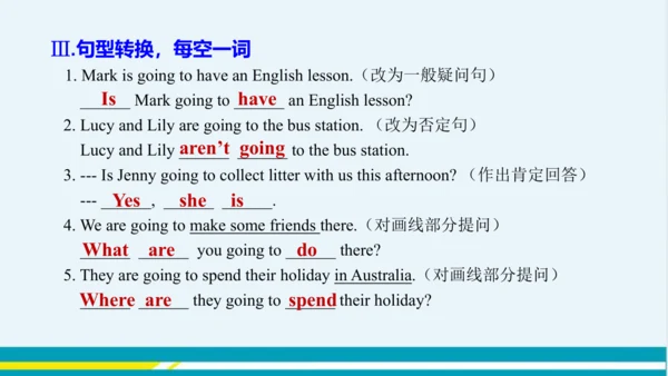 Module 3 Unit 3 教学课件-外语教研版中学英语七年级下