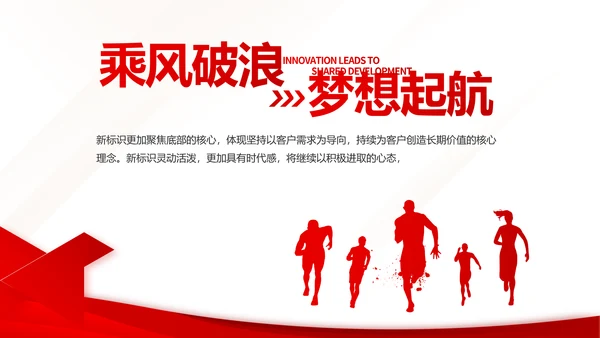 红色大气公司企业宣传简介介绍PPT动态模板