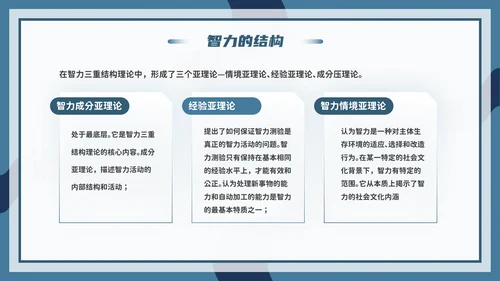 心理学能力教学PPT模板