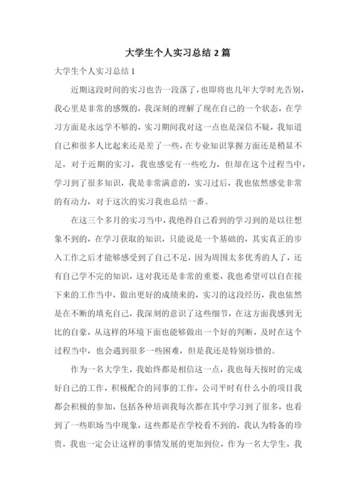 大学生个人实习总结2篇.docx