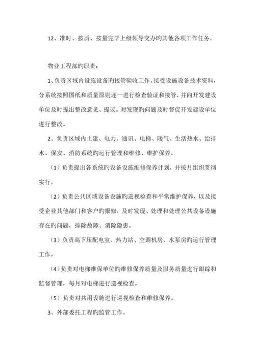 物业公司工程部及岗位职责.docx