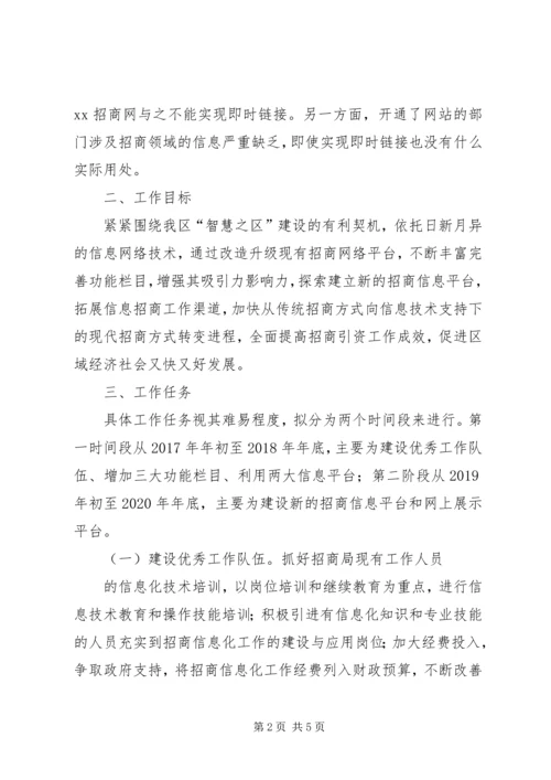 招商局十三五信息化发展工作规划.docx