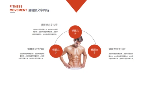 个性创意运动健身宣传工作报告通用PPT模板