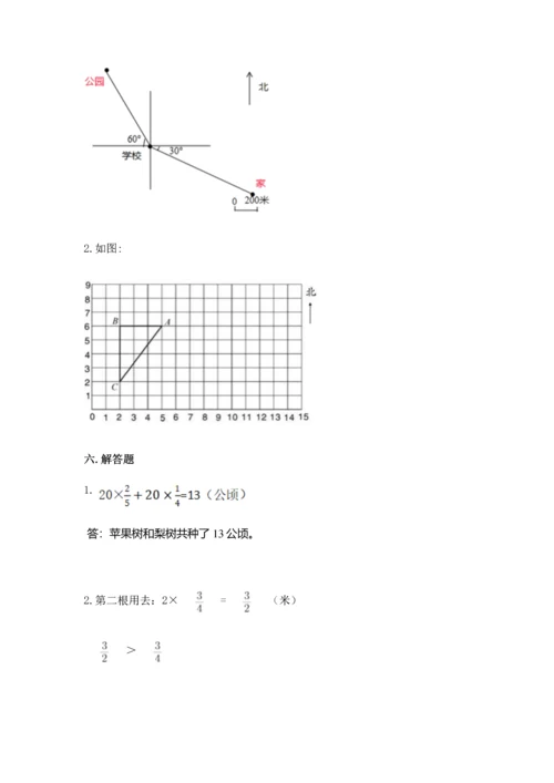 人教版六年级上册数学 期中测试卷【学生专用】.docx