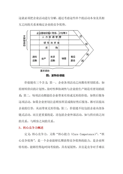 企业战略管理知识梳理