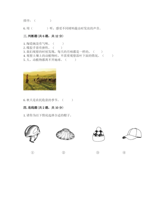 教科版科学二年级上册《期末测试卷》带答案下载.docx