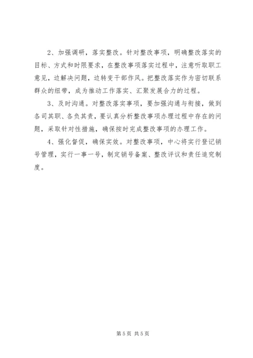 党的群众路线教育实践活动整改落实方案.docx