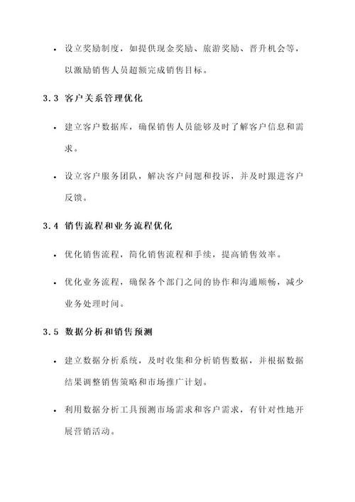 销售经理绩效优化措施方案