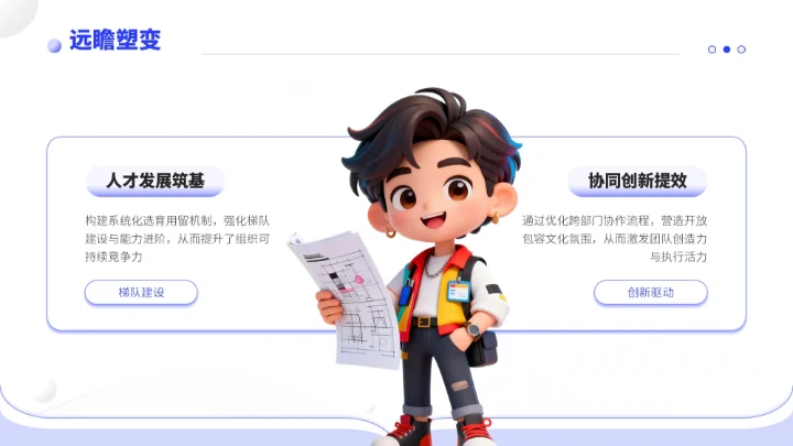 蓝色简约风通用型营销复盘会议报告PPT模板