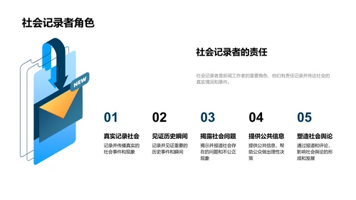 新闻工作者感恩节反思PPT模板