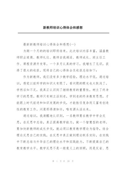 新教师培训心得体会和感想.docx