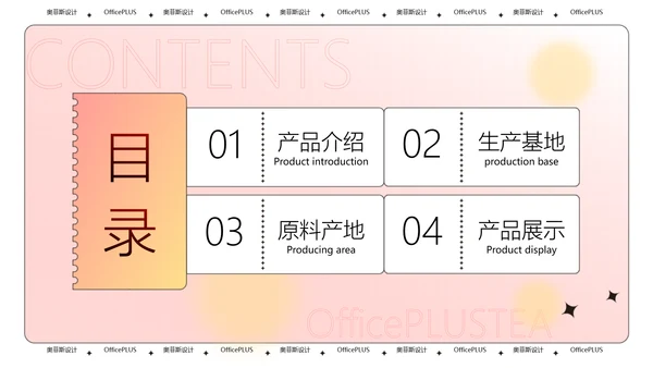 酸性风粉色茶饮新品上新PPT