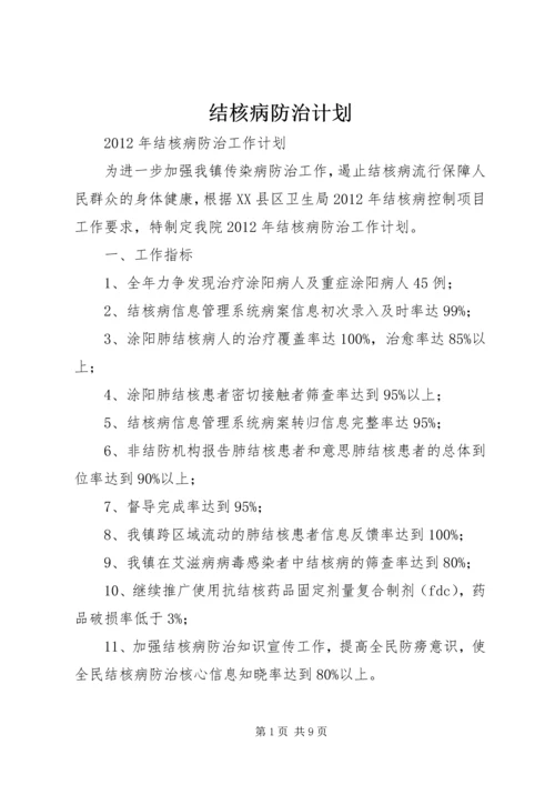 结核病防治计划 (2).docx