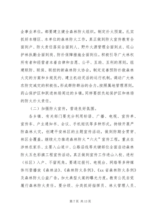 副县长在全县森林防火工作会议上的讲话.docx