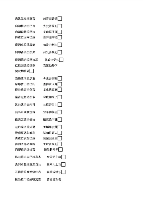 喇荣课诵集早课部分完整版