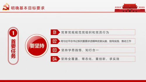 两学一做学习教育常态化制度化的意见ppt