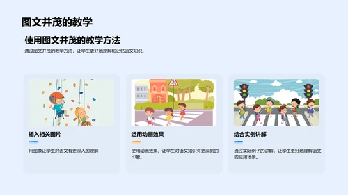 语文学习魅力展示PPT模板