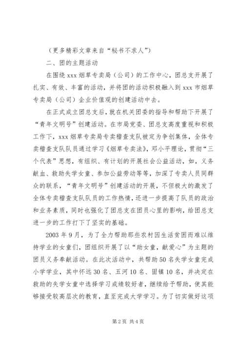 公司申报五四红旗团组织材料 (5).docx