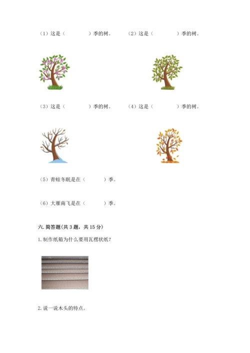 教科版科学二年级上册《期末测试卷》带解析答案.docx
