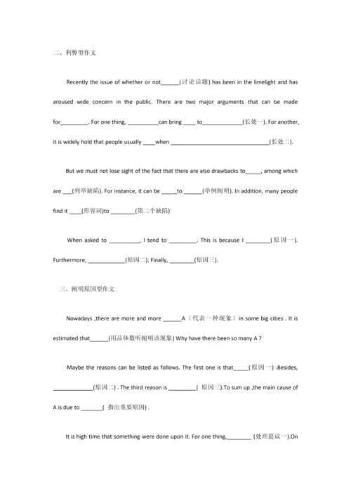 2023年同等学力英语写作高分突破30篇精讲精练非常经典超好.docx