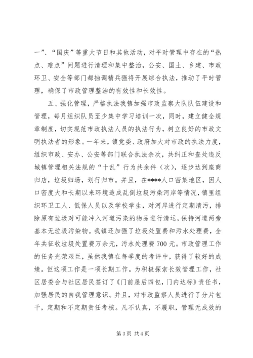 乡镇市政管理个人工作总结.docx