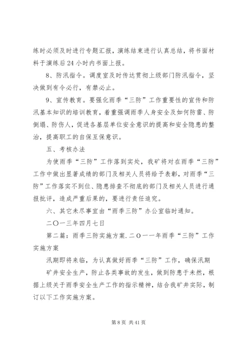 雨季三防实施方案.docx