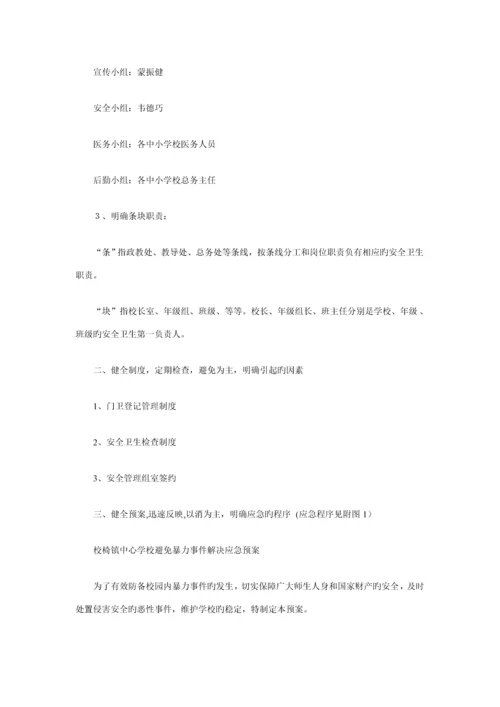 中心学校安全工作新版制度.docx