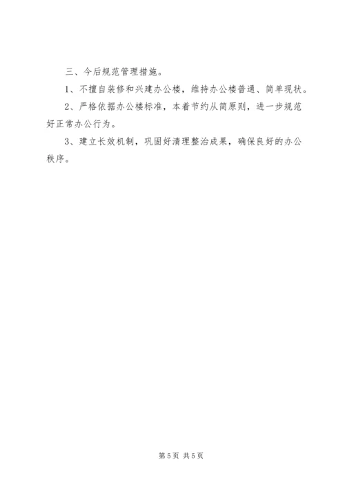 学校办公用房清理自查报告.docx