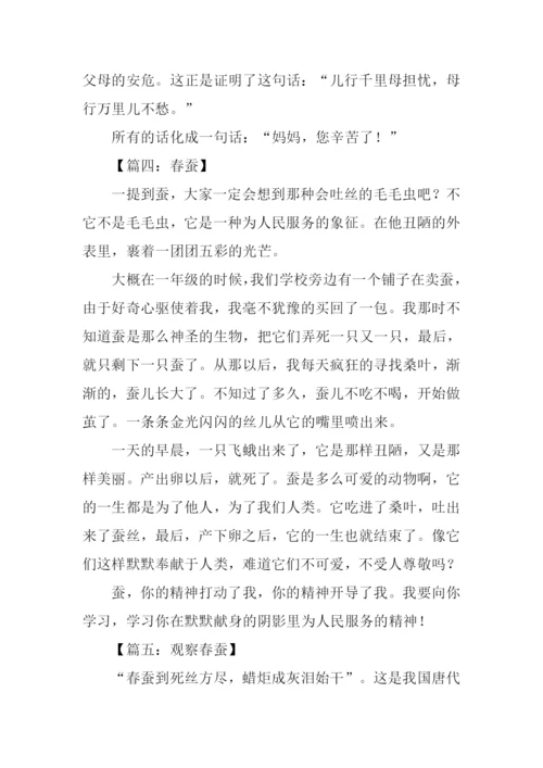 三年级春蚕作文.docx