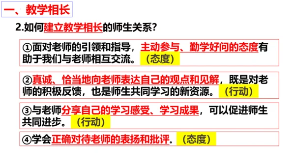 【新课标】6.2 师生交往 课件（28张ppt）【2023秋新教材】