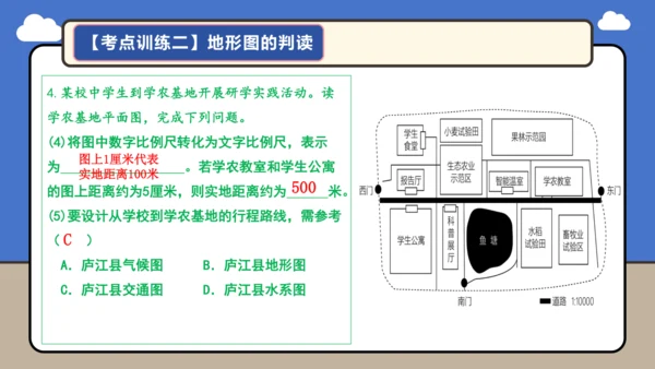 【学霸提优】 第二章  地图（复习课件35张）-人教版（2024）七年级地理上册