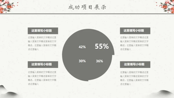 中国风年度总结工作计划汇报通用PPT模板