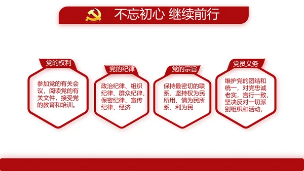 红色简约大气党建教育党支部工作总结动态PPT