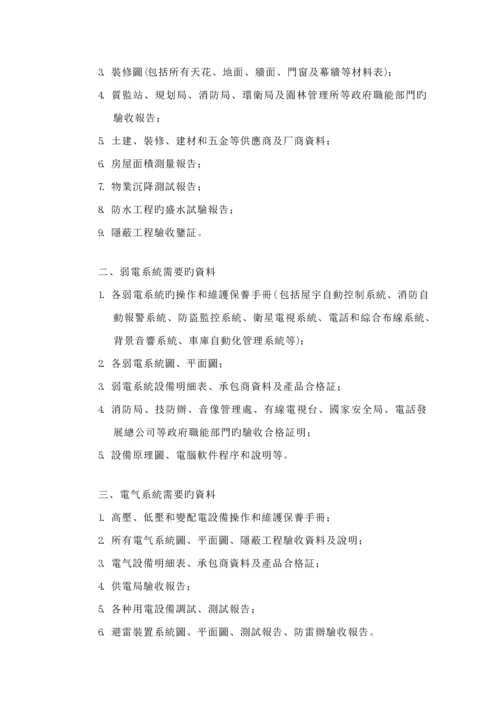 物业公司接管验收专题方案.docx