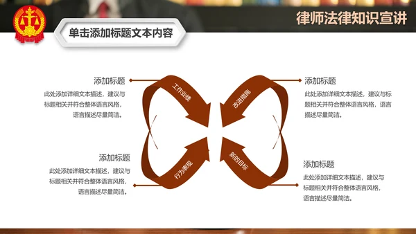 法庭宪法刑法公正公平法律讲堂总结PPT模板