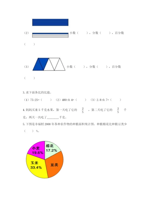 小学数学六年级上册期末卷附参考答案（突破训练）.docx