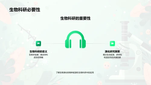 生物进化与物种起源PPT模板