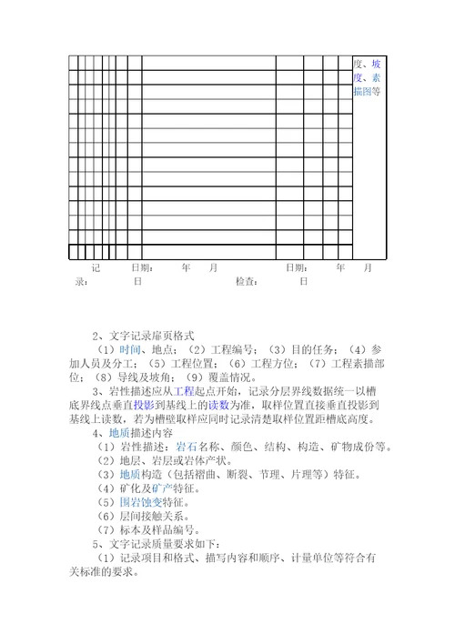 槽探规范精编版