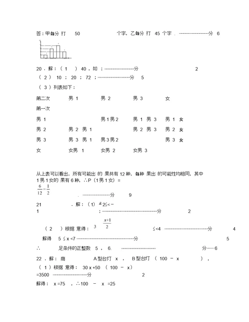 2019-2020年中考冲刺数学试题(三)